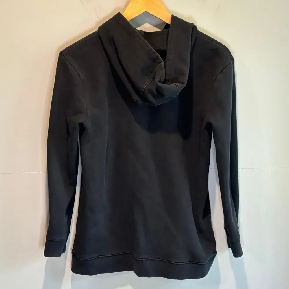 Carhartt Black Zip Front Logo Hoodie - size Large Kid's